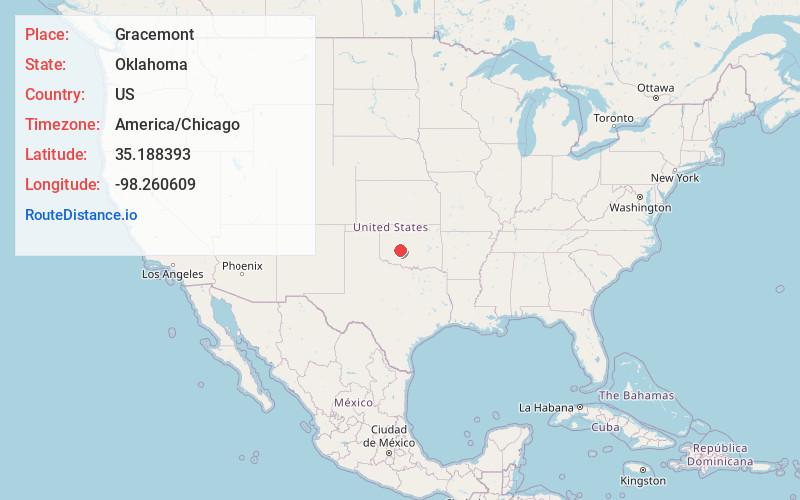 Map of Gracemont