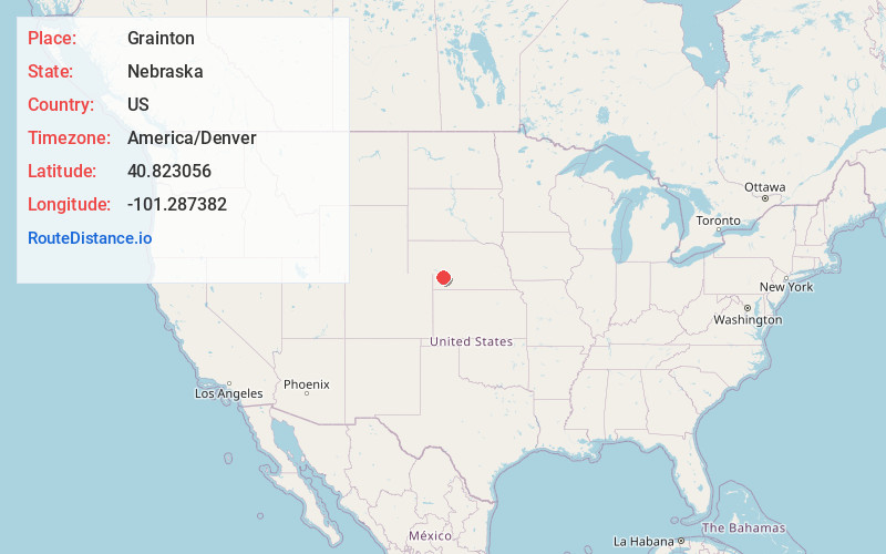 Map of Grainton