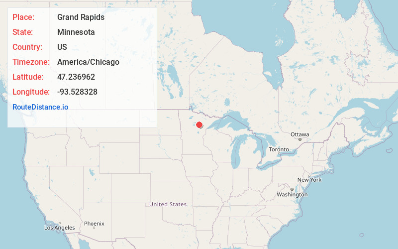 Map of Grand Rapids