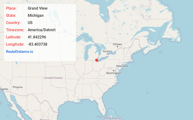 Map of Grand View