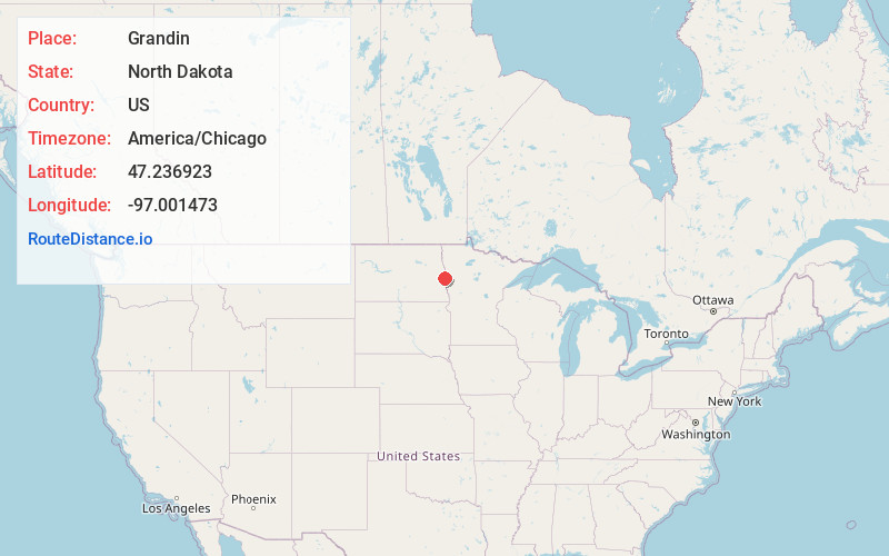 Map of Grandin