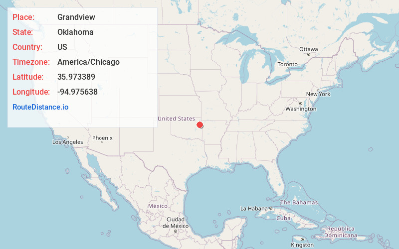 Map of Grandview