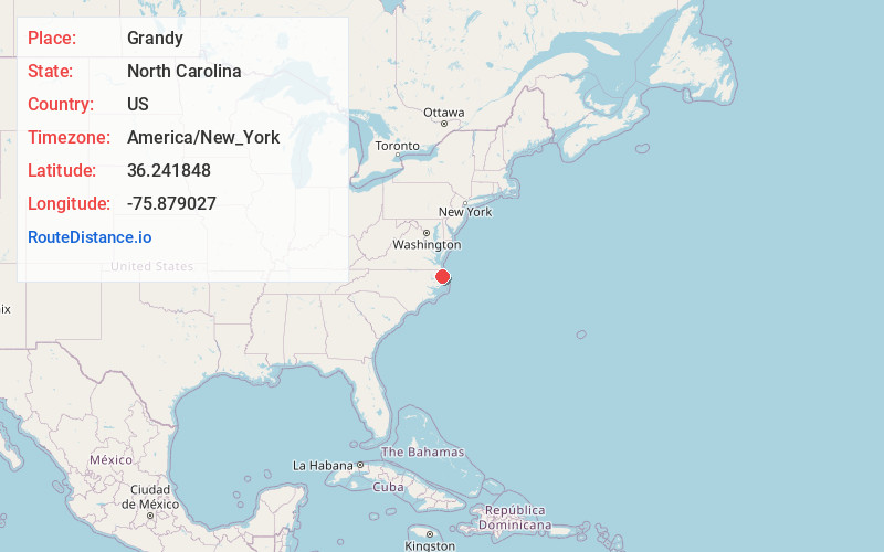 Map of Grandy