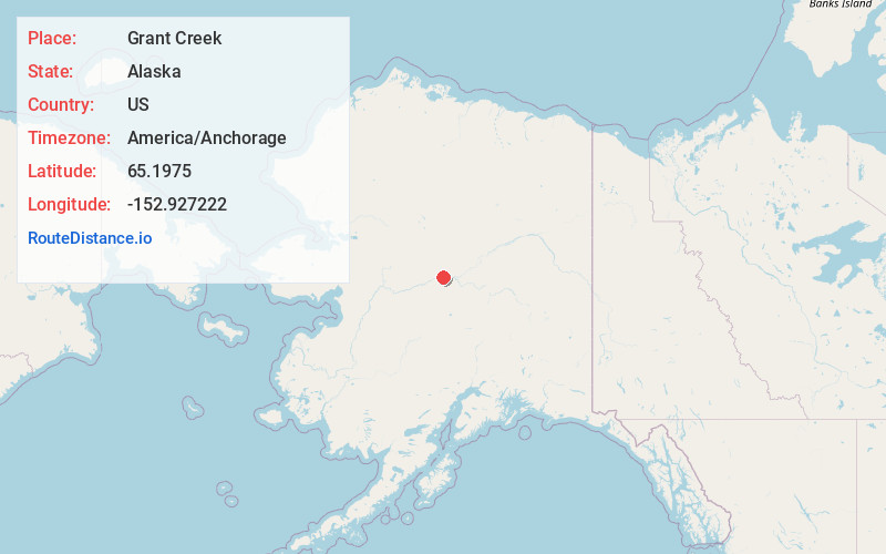 Map of Grant Creek