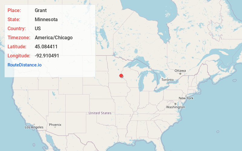 Map of Grant