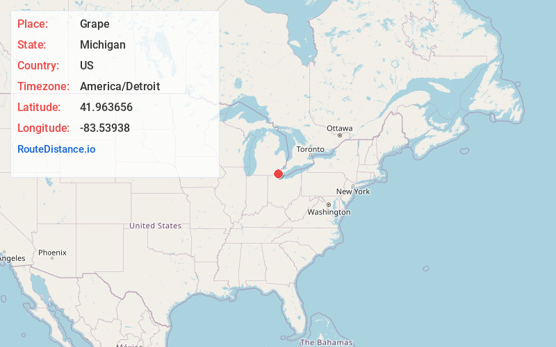 Map of Grape