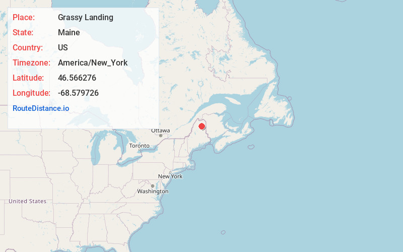 Map of Grassy Landing