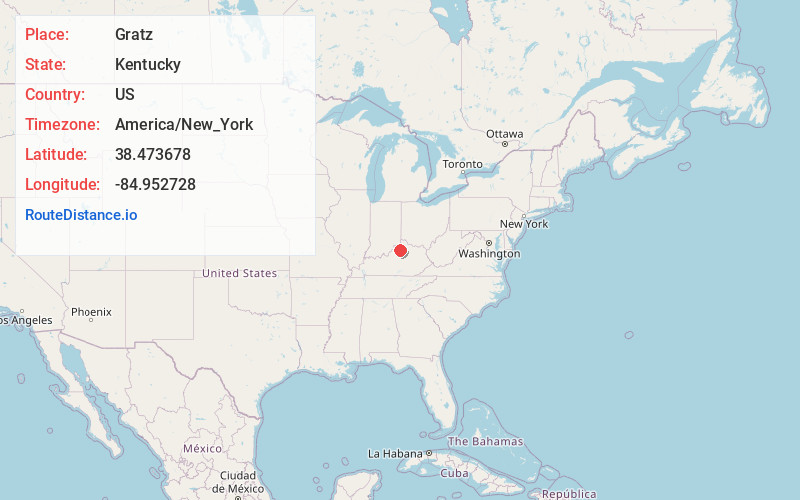 Map of Gratz