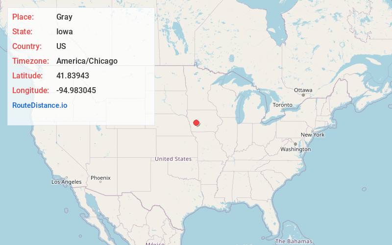 Map of Gray