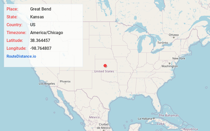 Map of Great Bend