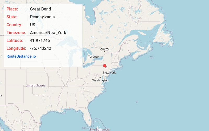 Map of Great Bend