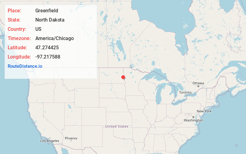 Map of Greenfield
