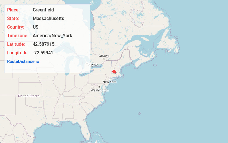 Map of Greenfield