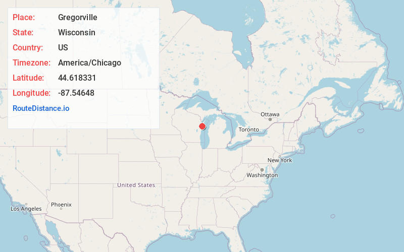 Map of Gregorville