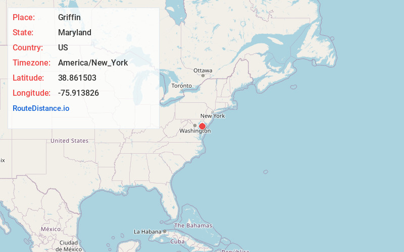 Map of Griffin
