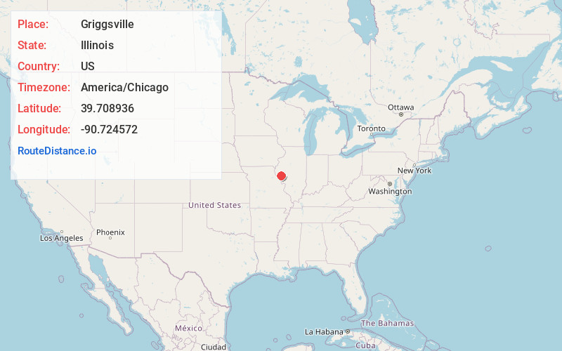 Map of Griggsville