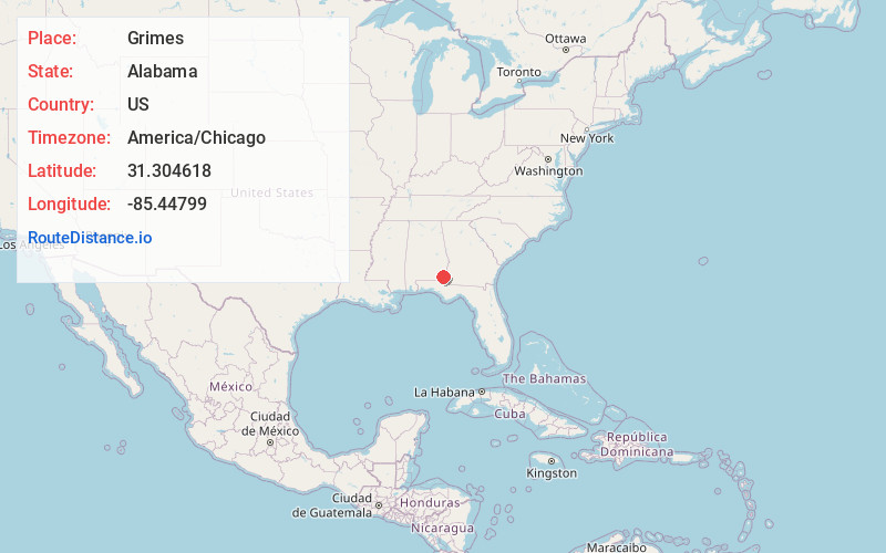 Map of Grimes