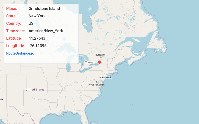 Map of Grindstone Island