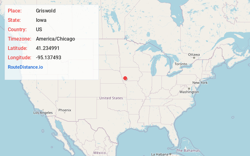 Map of Griswold