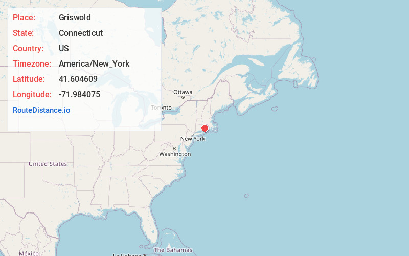 Map of Griswold