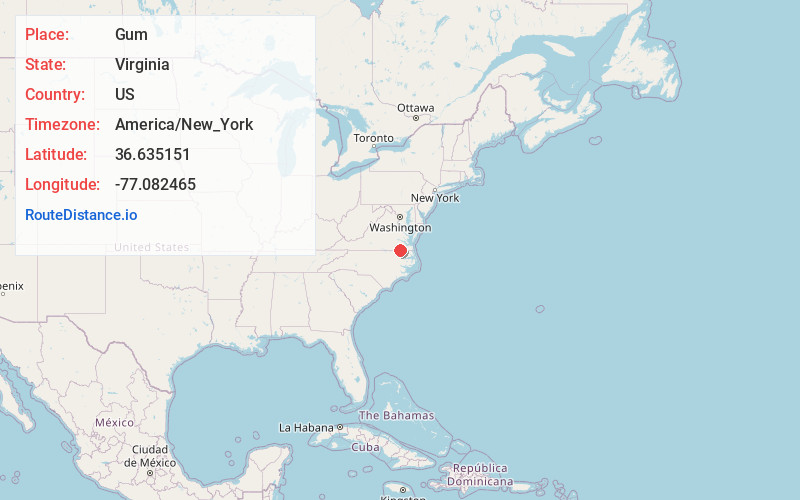 Map of Gum