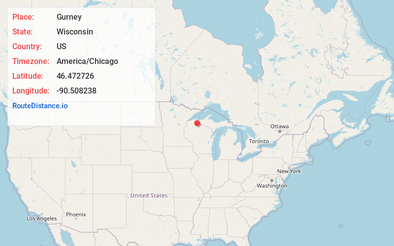 Map of Gurney