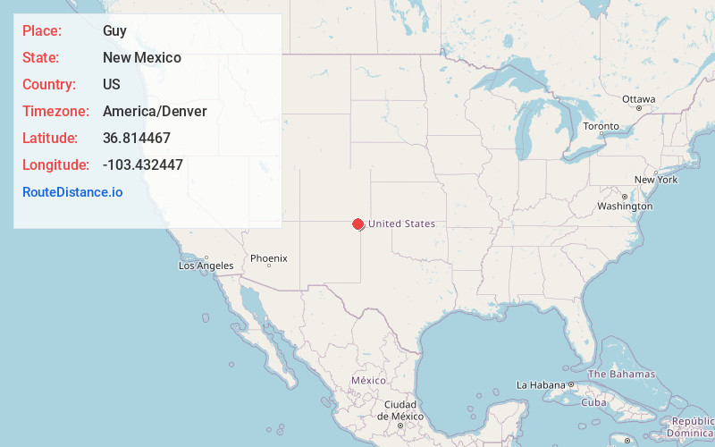 Map of Guy