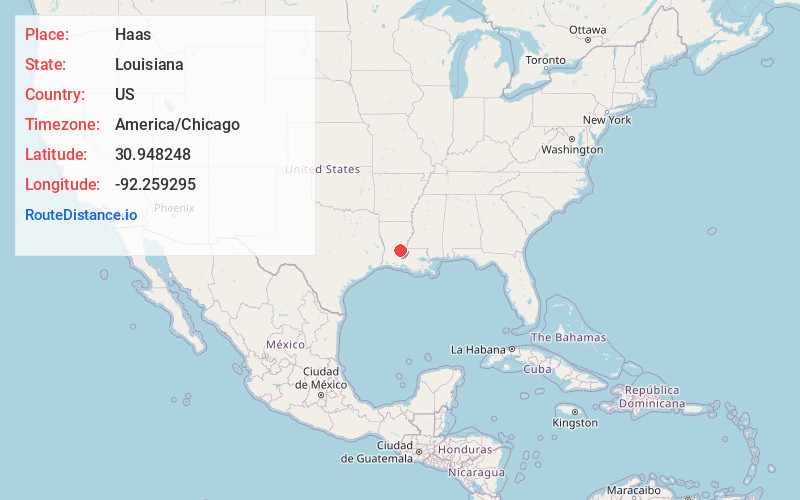 Map of Haas