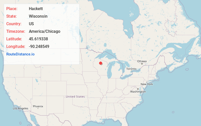 Map of Hackett