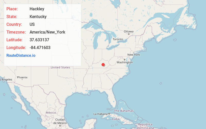 Map of Hackley