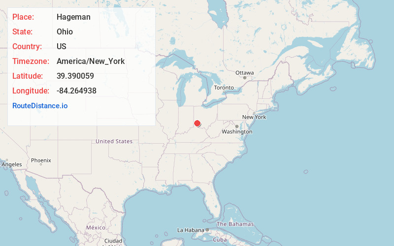 Map of Hageman