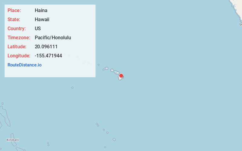 Map of Haina