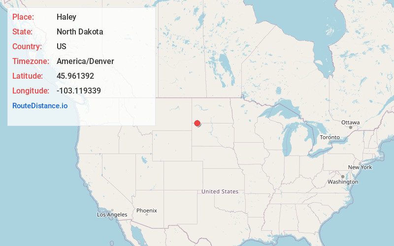 Map of Haley