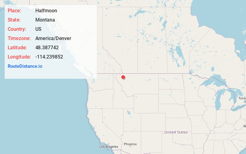 Map of Halfmoon