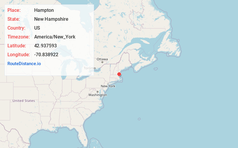 Map of Hampton