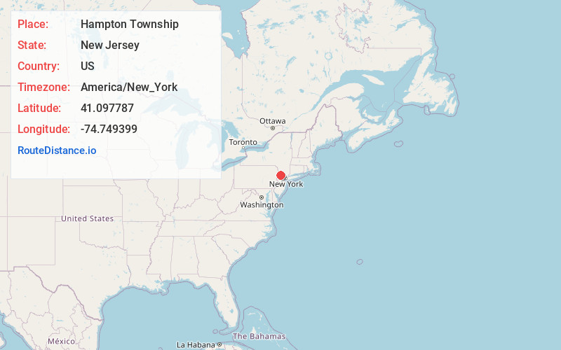 Map of Hampton Township