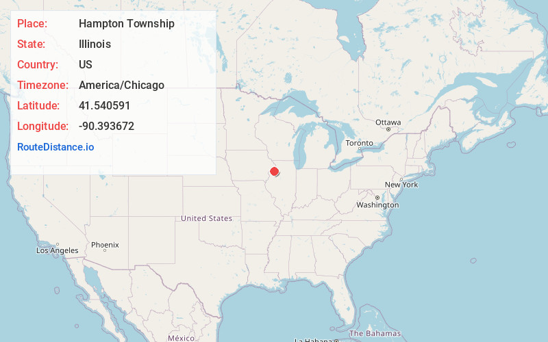Map of Hampton Township