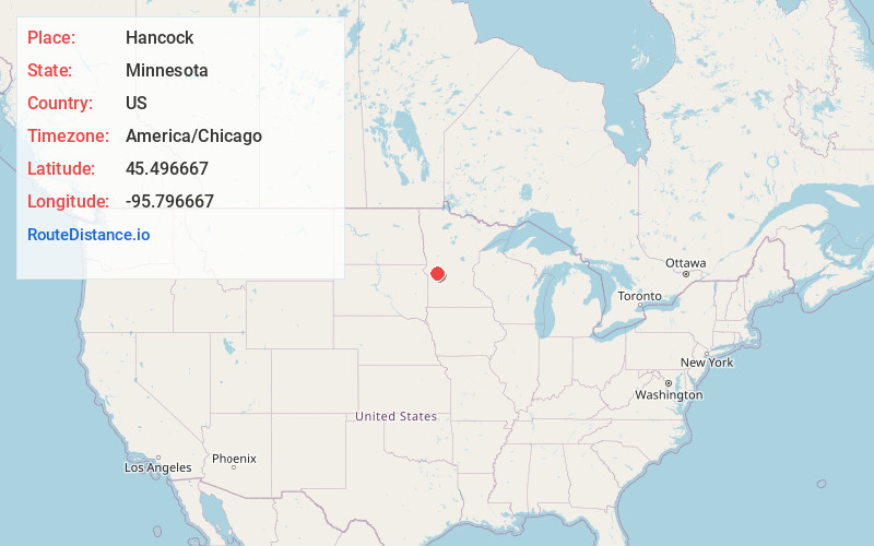 Map of Hancock