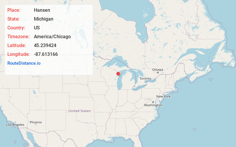 Map of Hansen