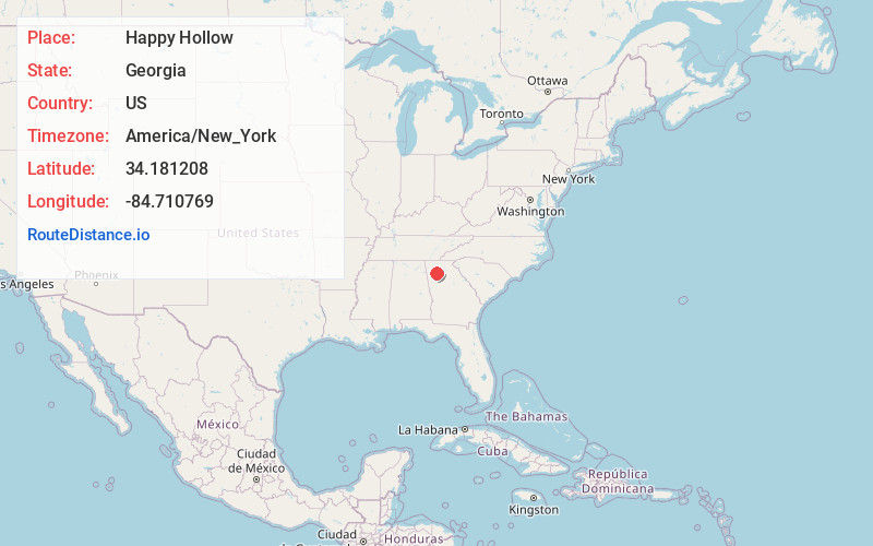 Map of Happy Hollow
