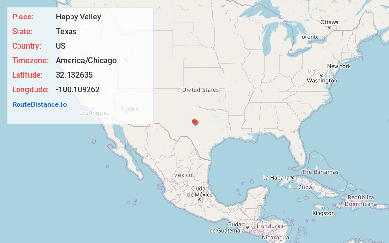 Map of Happy Valley