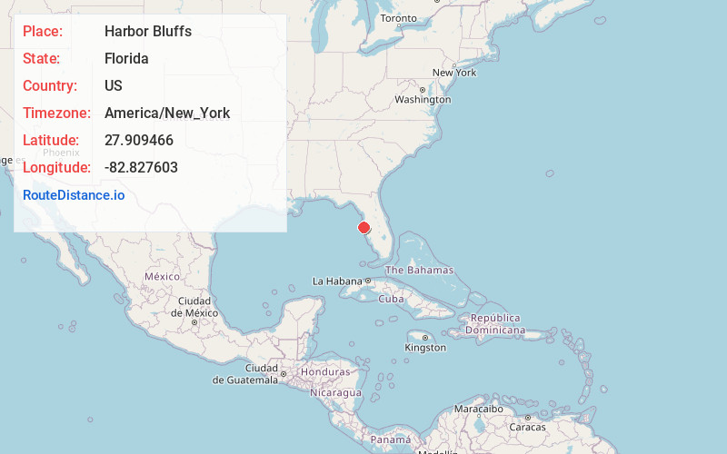 Map of Harbor Bluffs