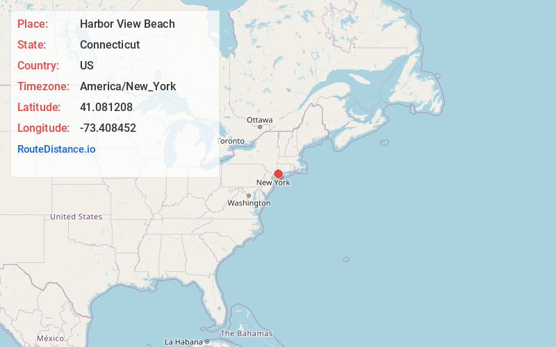 Map of Harbor View Beach