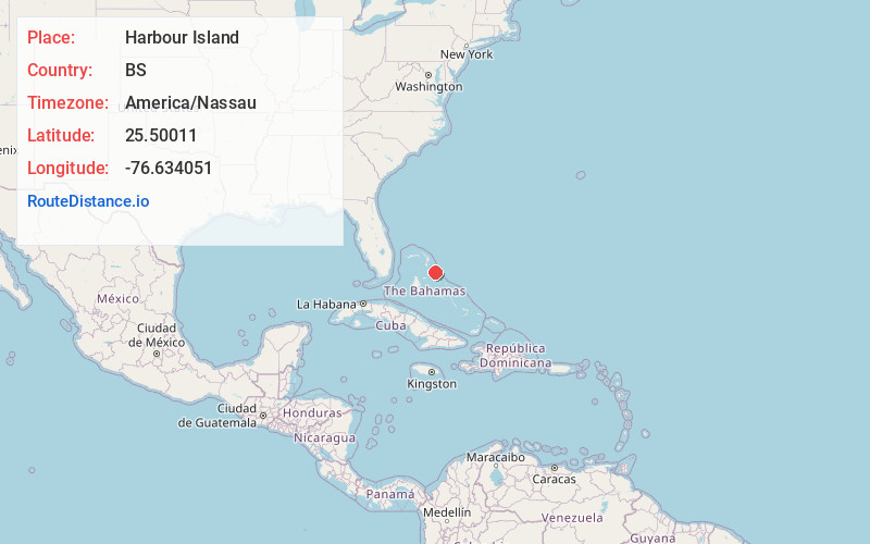 Map of Harbour Island