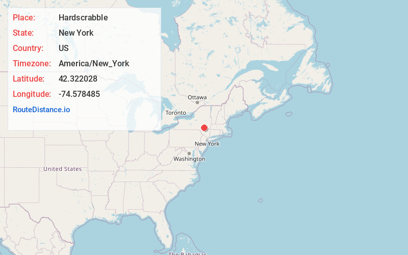 Map of Hardscrabble