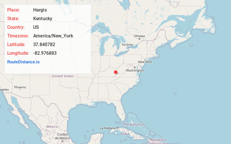 Map of Hargis