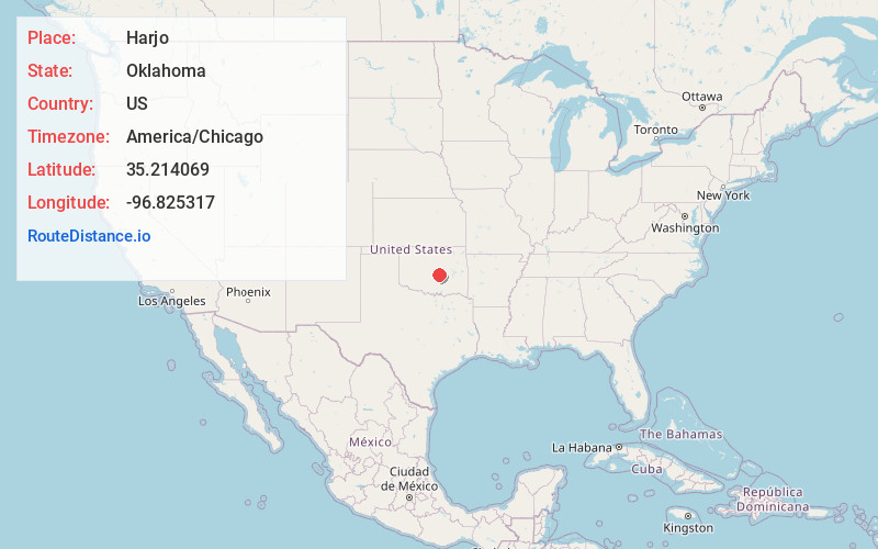 Map of Harjo