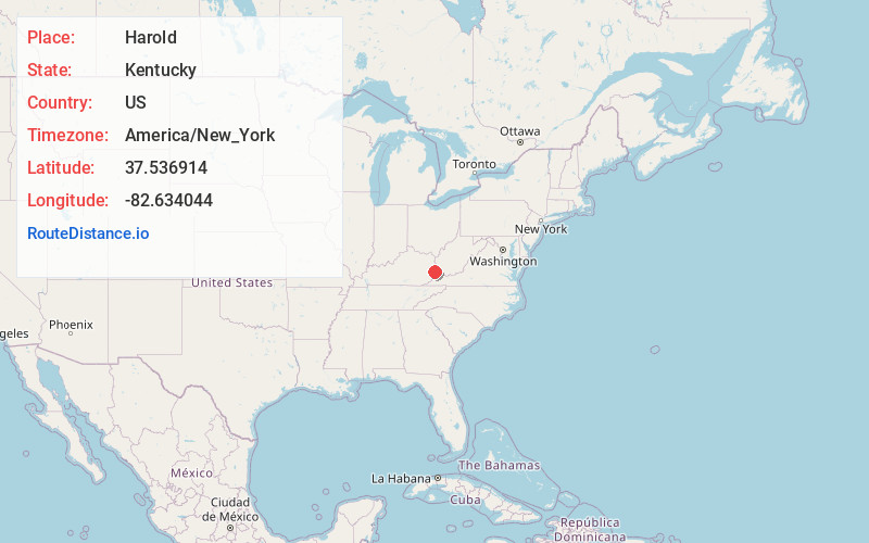 Map of Harold