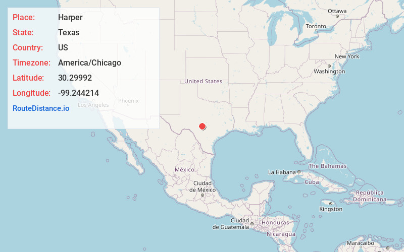 Map of Harper