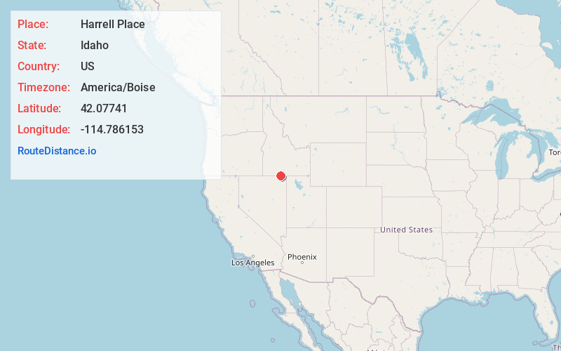 Map of Harrell Place